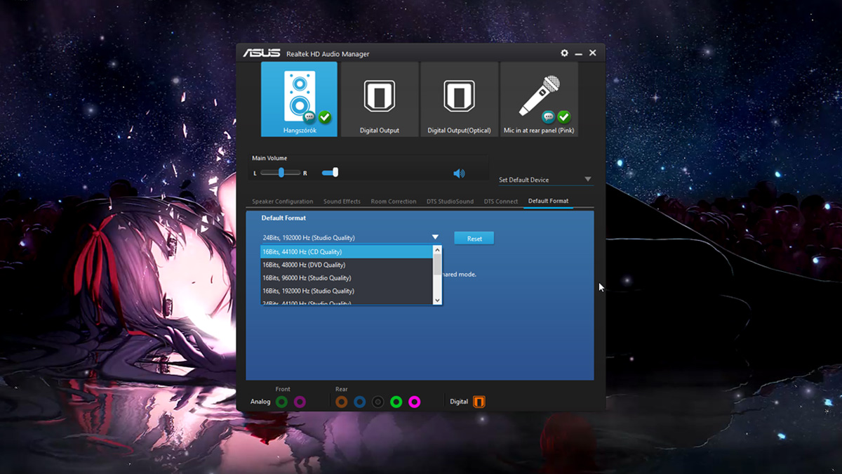 realtek hd audio manager for windows 10