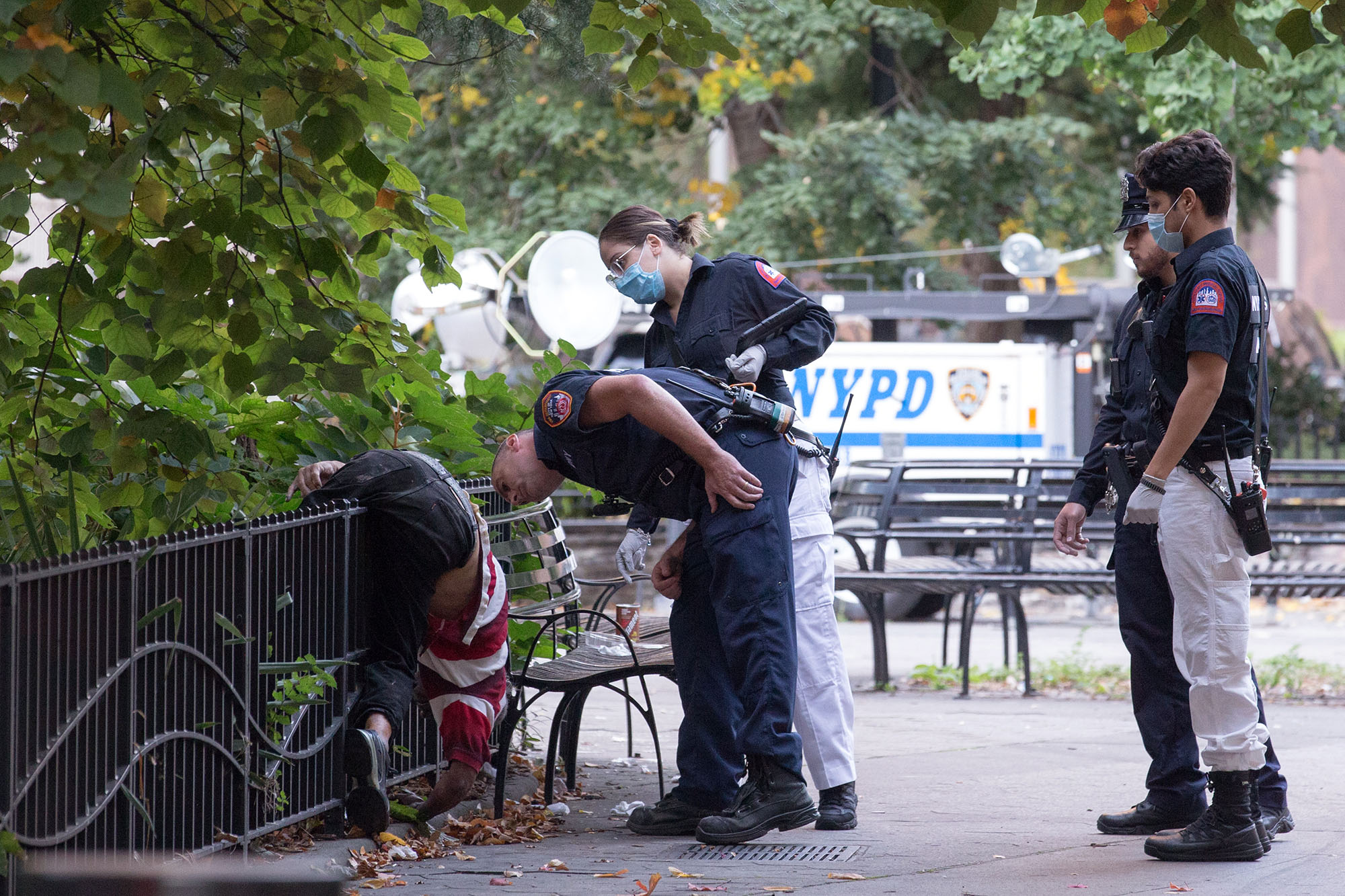 Surrender in the war on drugs: Body found outside NYPD HQ likely OD’d