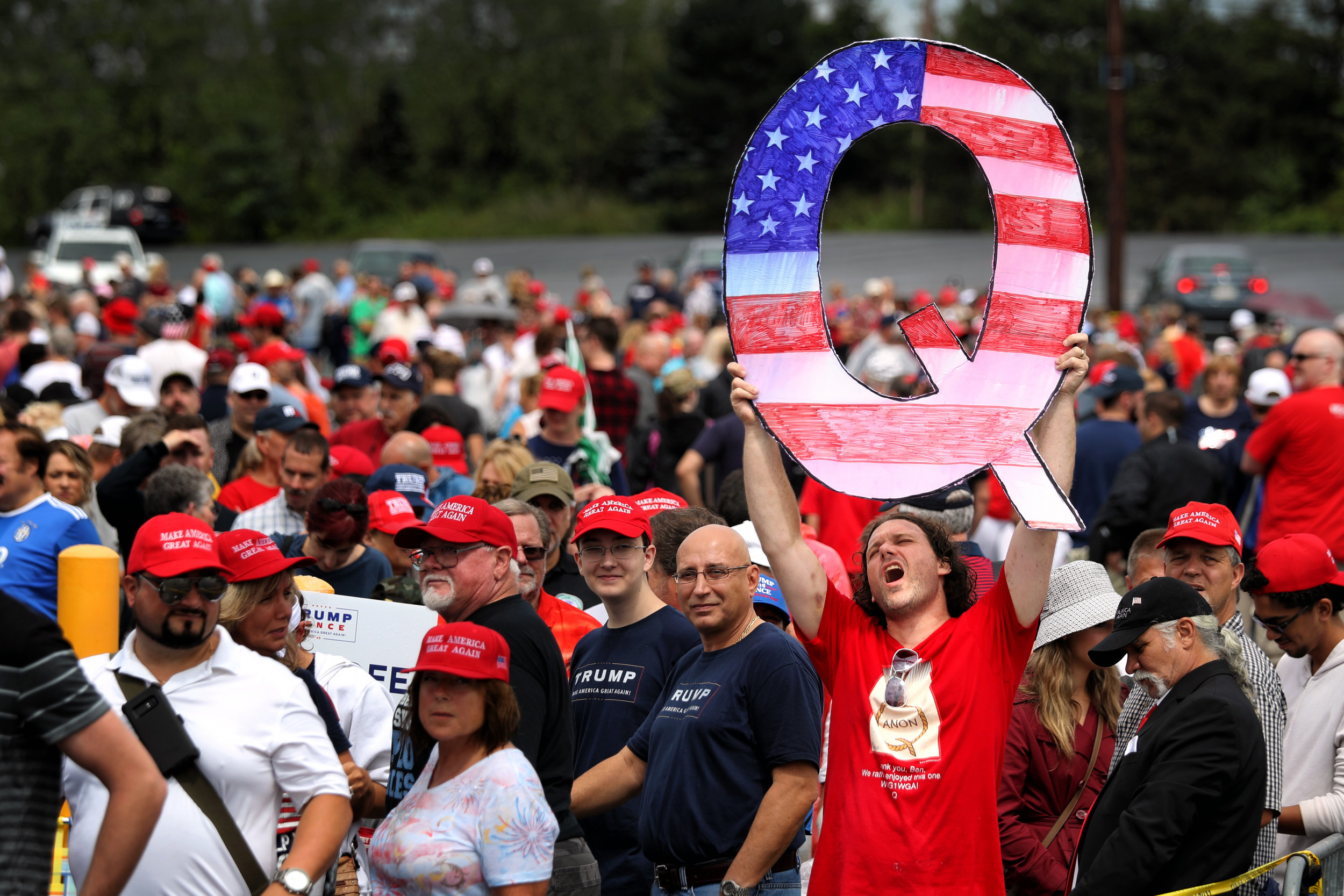 QAnon Influencer Says He's 'Digital Rosa Parks' in Conspiracy Convention Speech