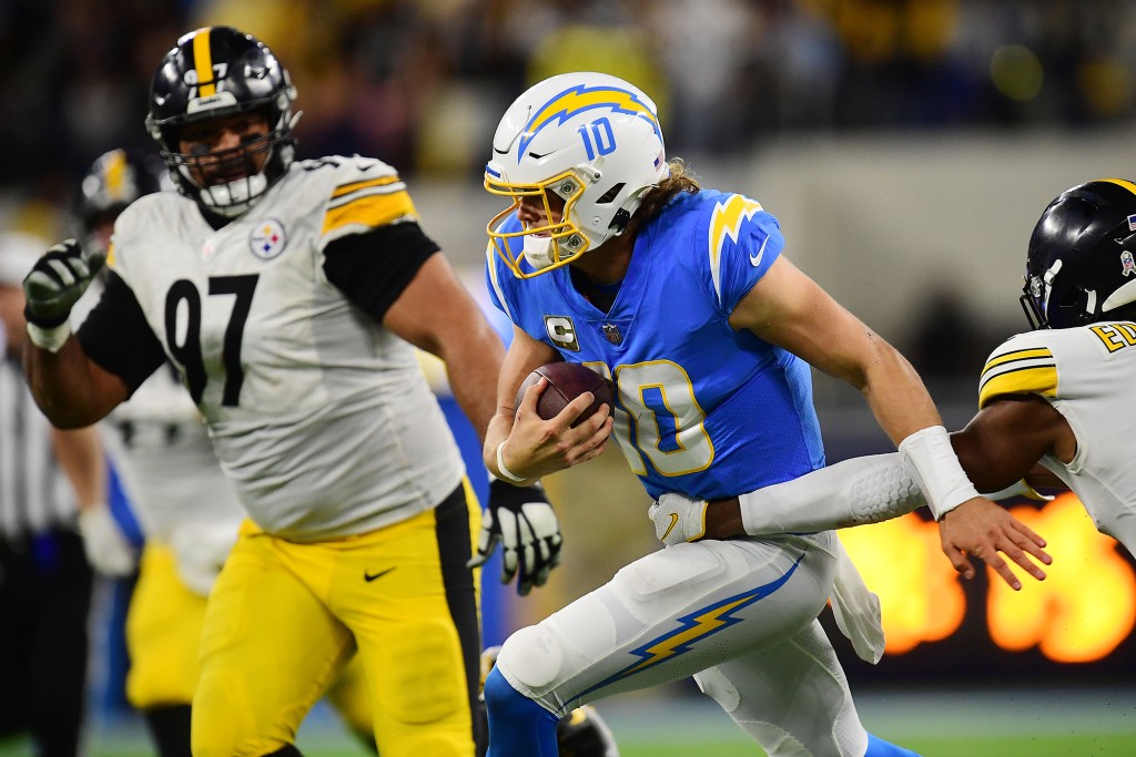 Justin Herbert, Chargers exercise huge play to procure care of off wrathful Steelers rally