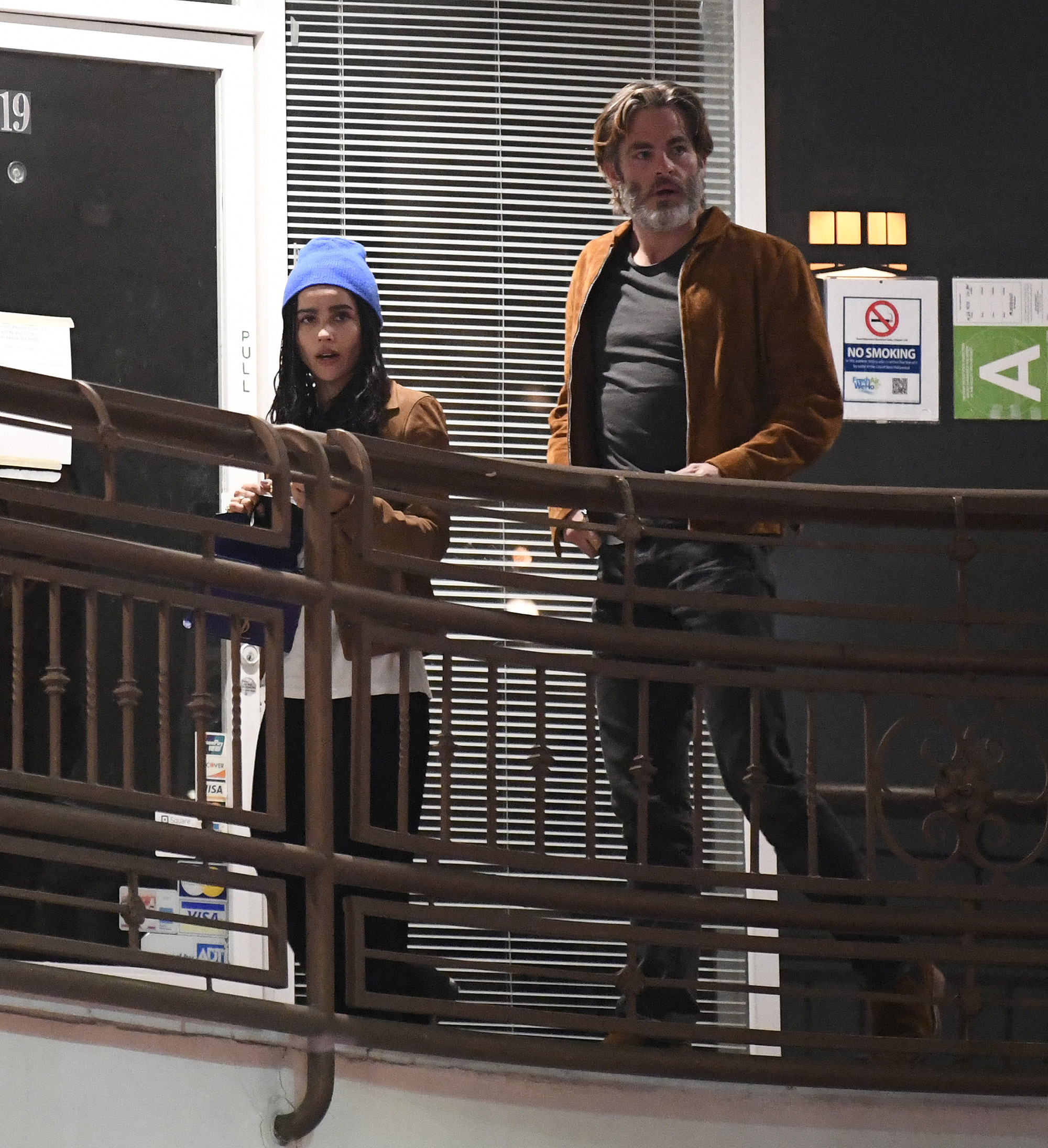 Zoe Kravitz and Chris Pine