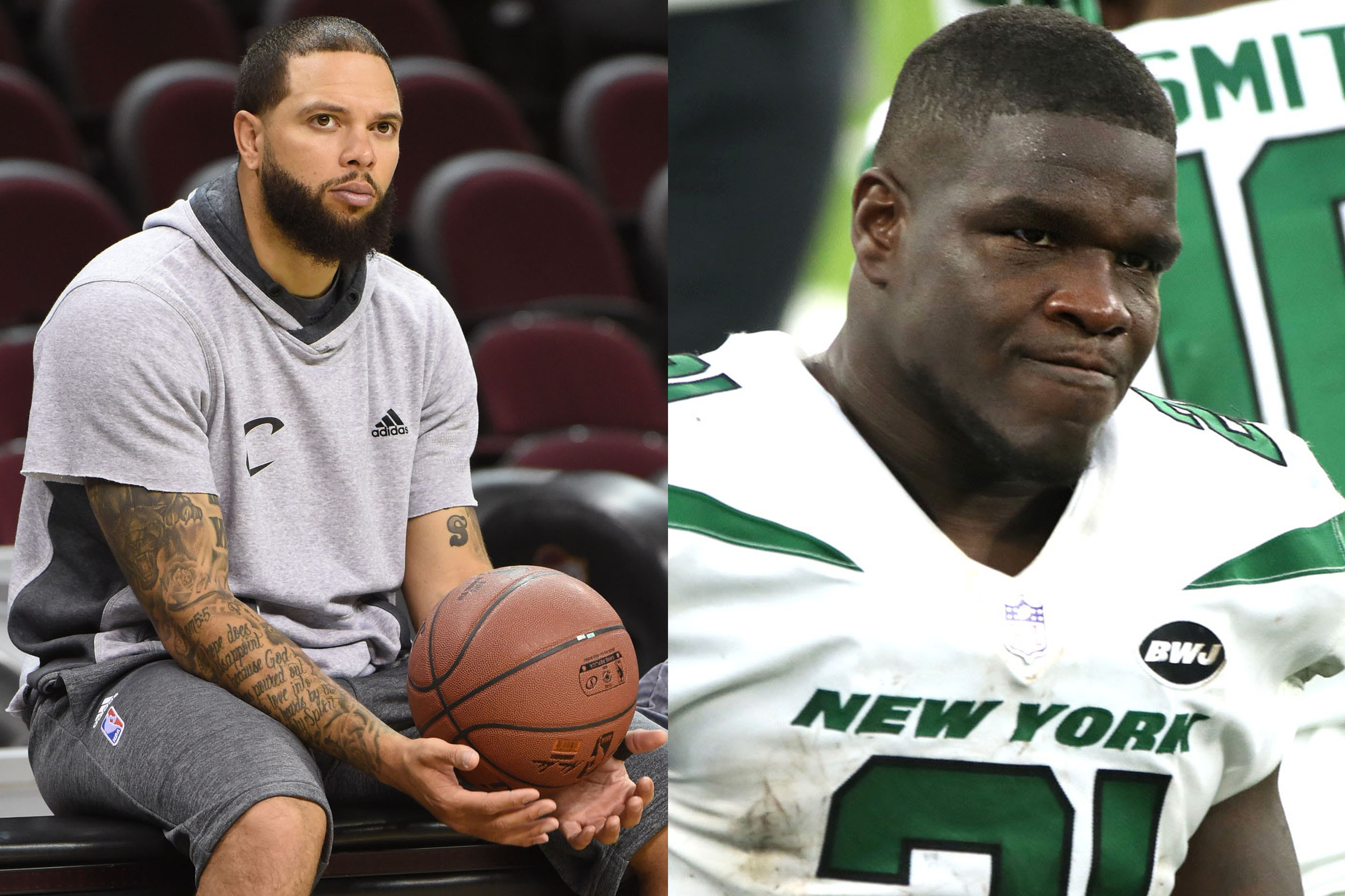 Deron Williams and Frank Gore