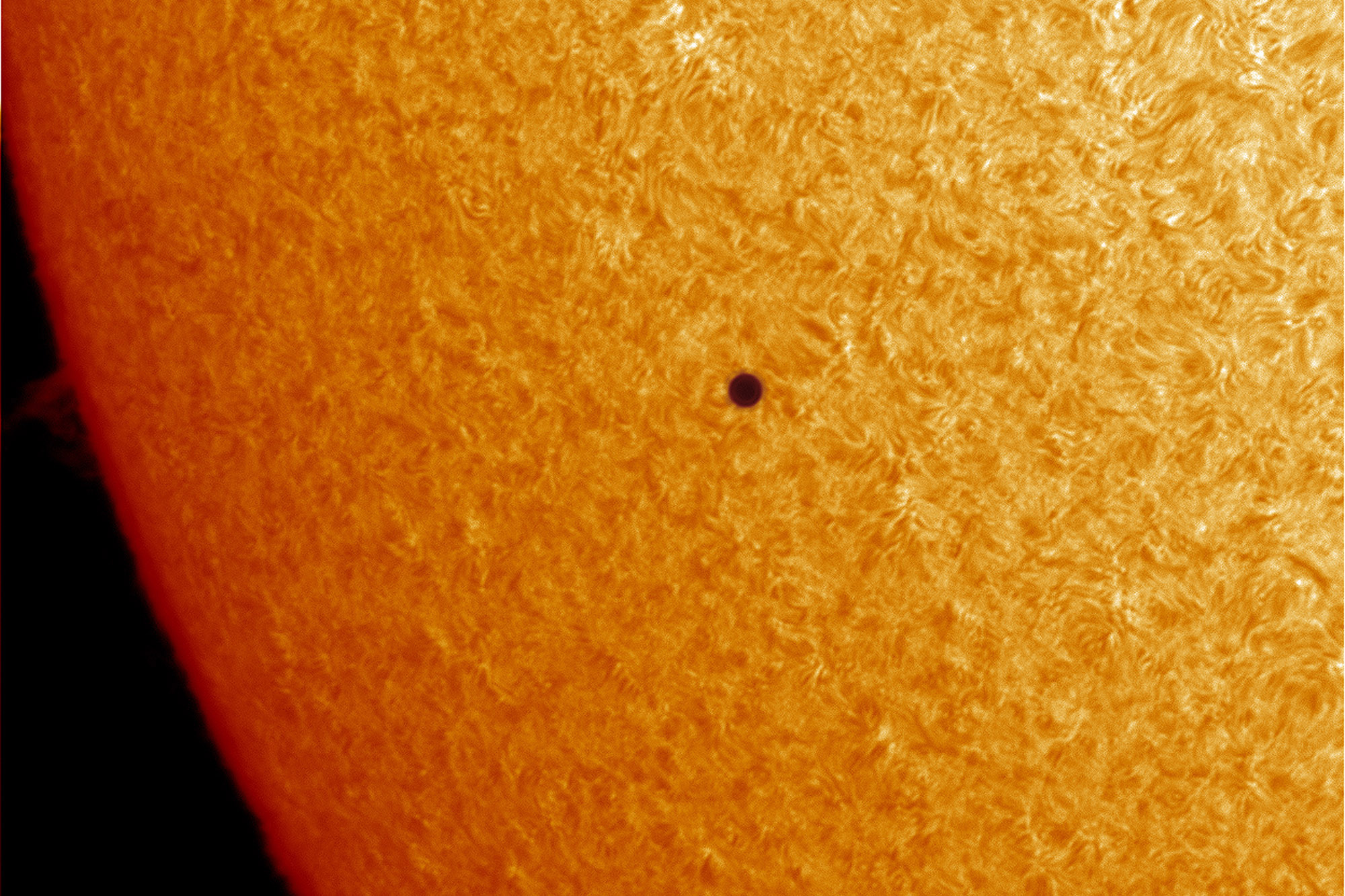 The planet Mercury transits across the face of the sun in 2016. Because it is the closest planet to the sun, it will naturally fall in the same sign as the sun or in the sign that proceeds or precedes it.