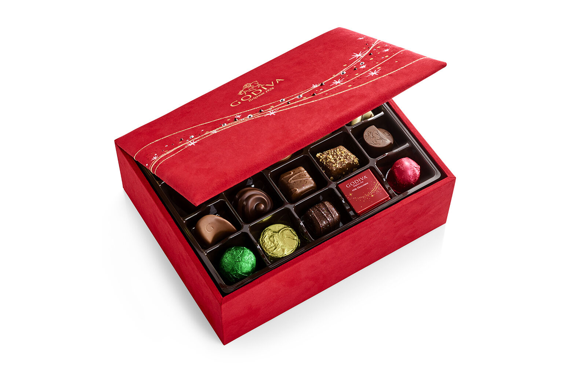 Godiva 2021 Swarovski® Holiday Luxury Gift Box