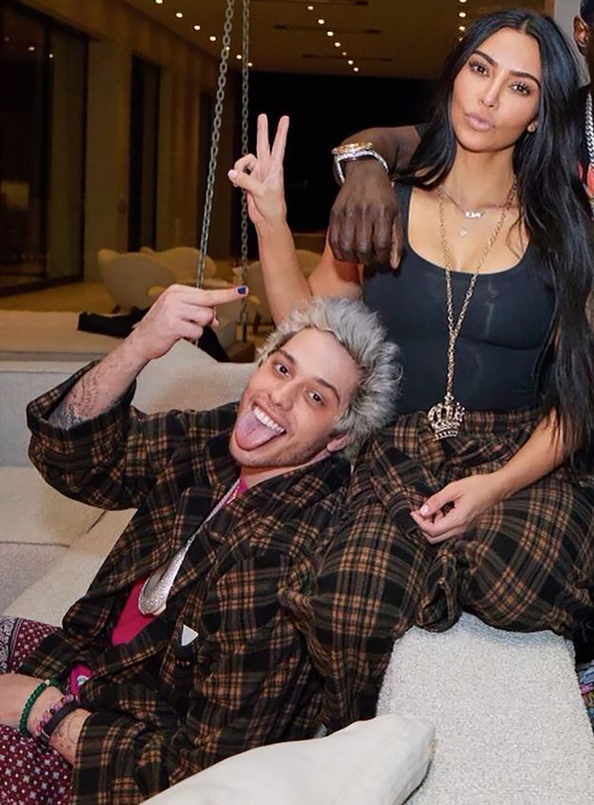 Pete Davidson and Kim Kardashian