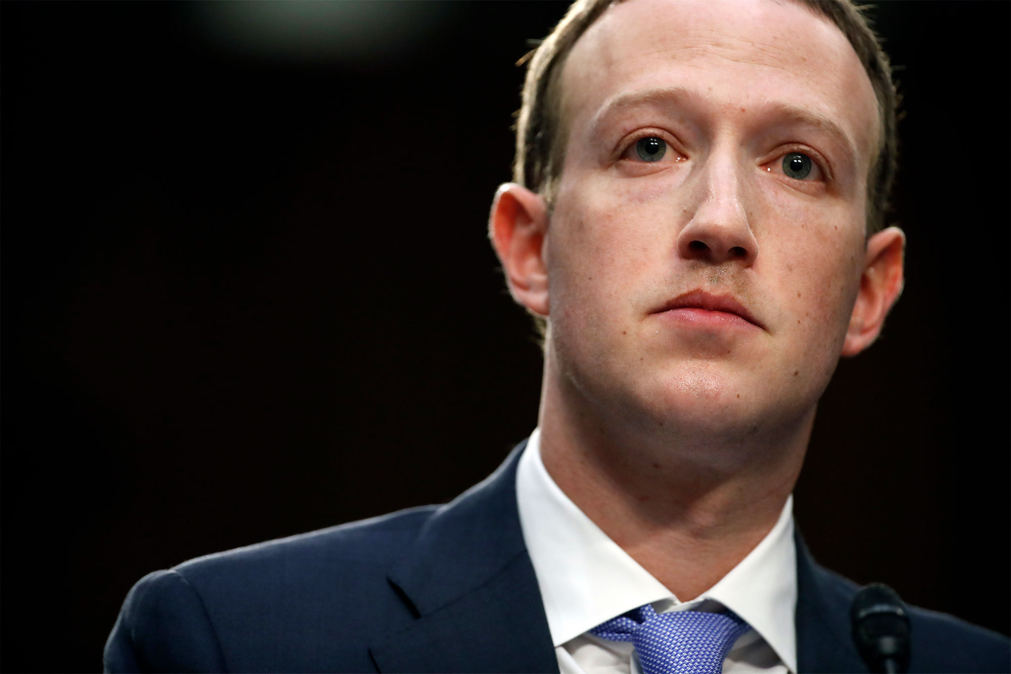 Zuckerberg testifies before a joint hearing of the Commerce and Judiciary Committees on Capitol Hill in Washington. 