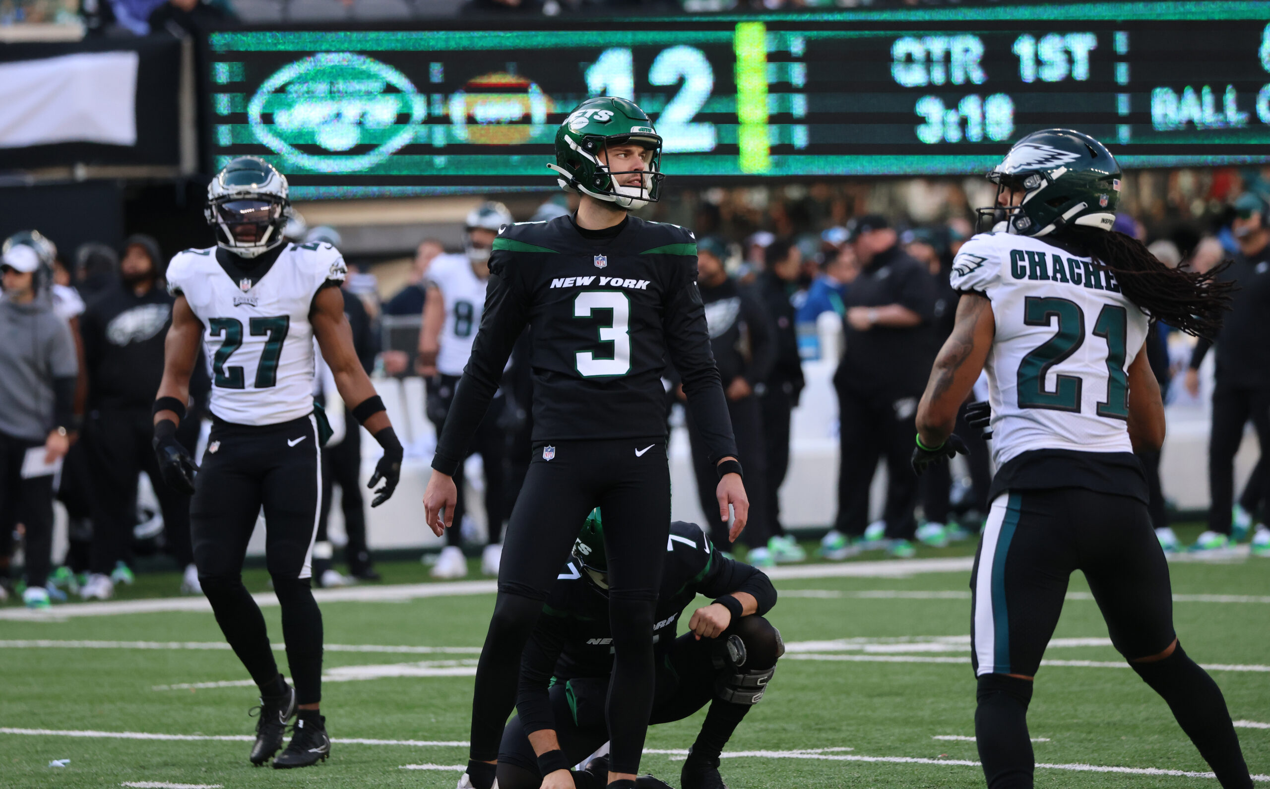 Jets’ kicking woes remain unsolved after Alex Kessman’s two misses