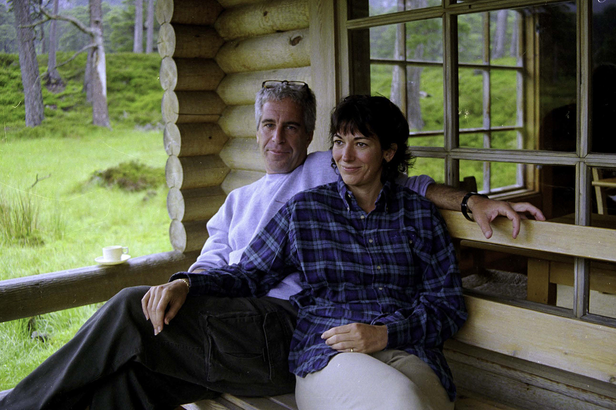 Jeffrey Epstein and Ghislaine Maxwell pictured lounging in Queen Elizabeth’s estate