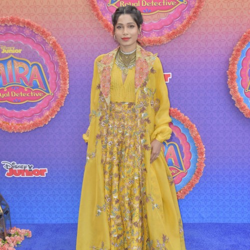 Freida Pinto used to be enthusiastic to be in a Christmas movie