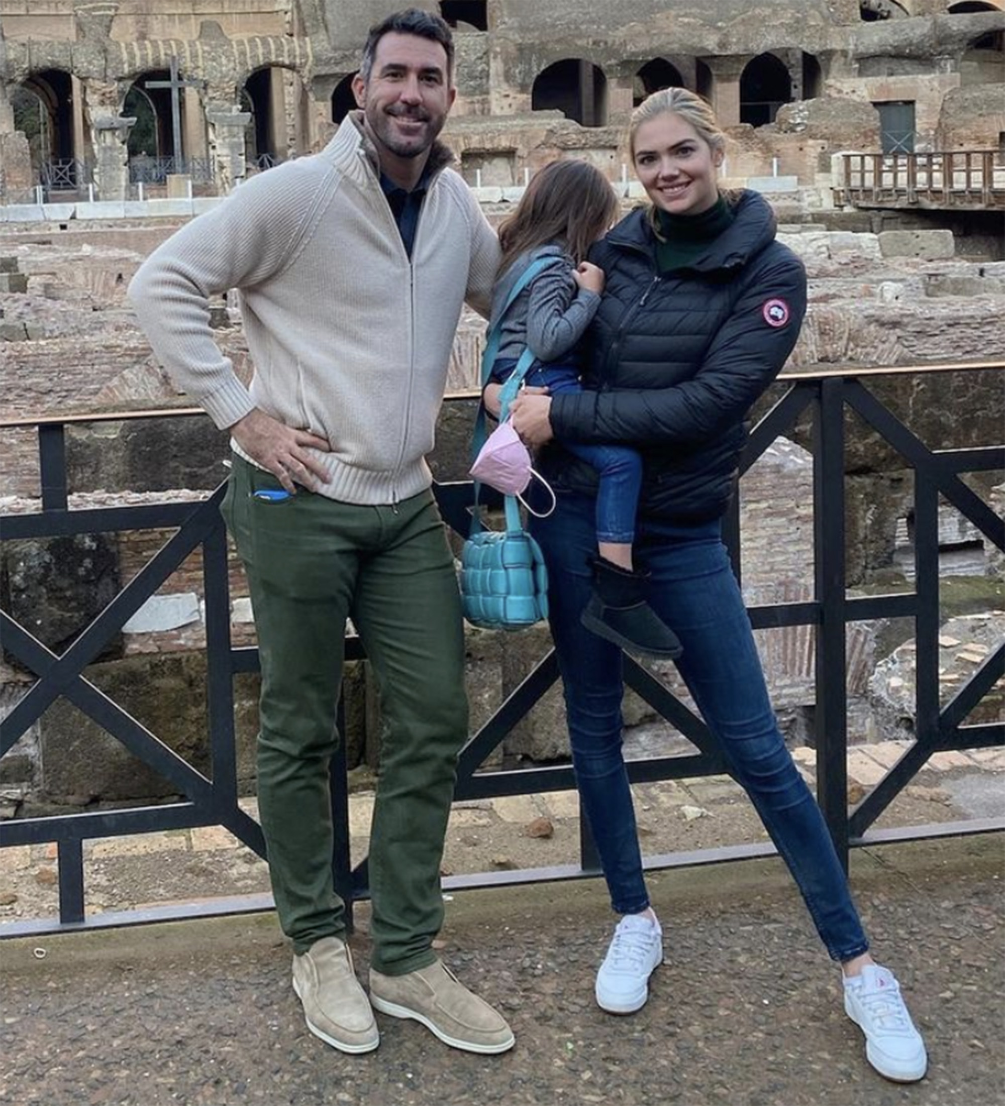 Justin Verlander and wife Kate Upton recently toured Italy with their daughter, Genevieve.