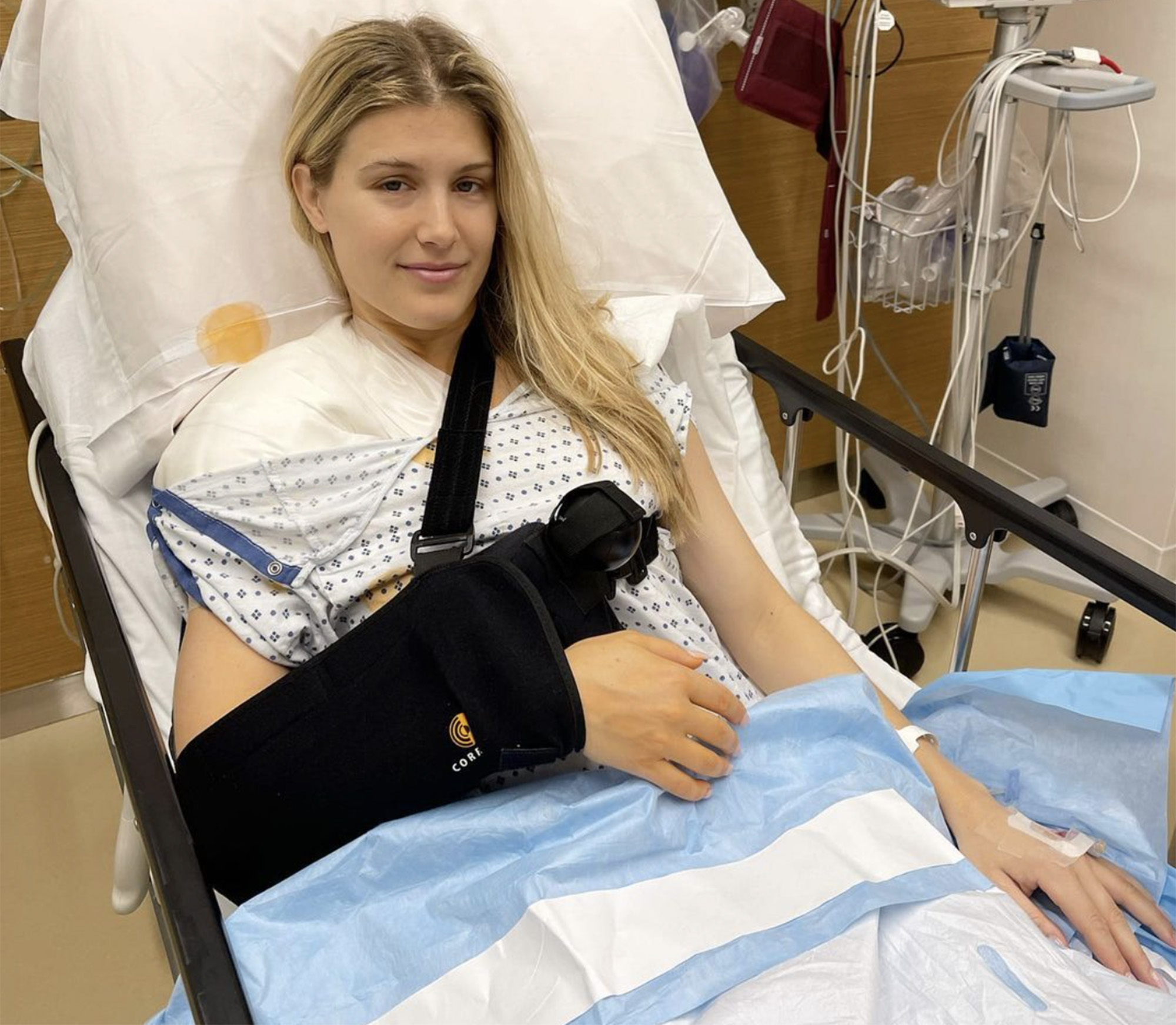 Canadian tennis player Eugenie Bouchard recently opened up about recovering from shoulder surgery.