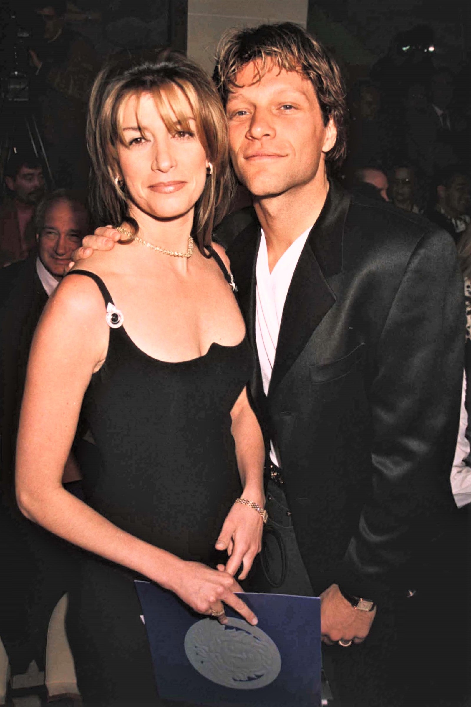 Jon Bon Jovi and Dorothea Hurley at Atelier Versace.