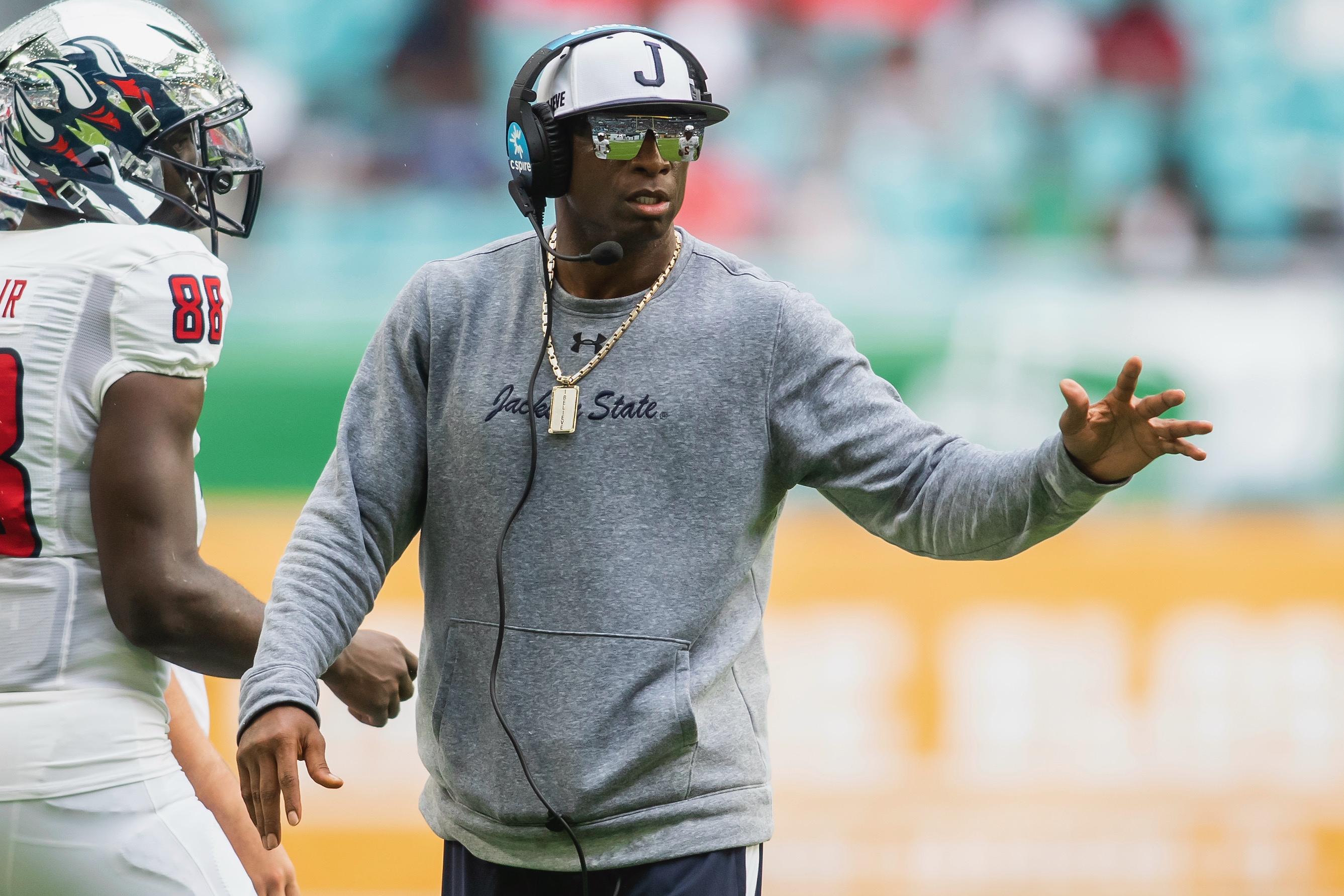 Deion Sanders is not into the idea of having Jackson State get thumped by FBS programs.