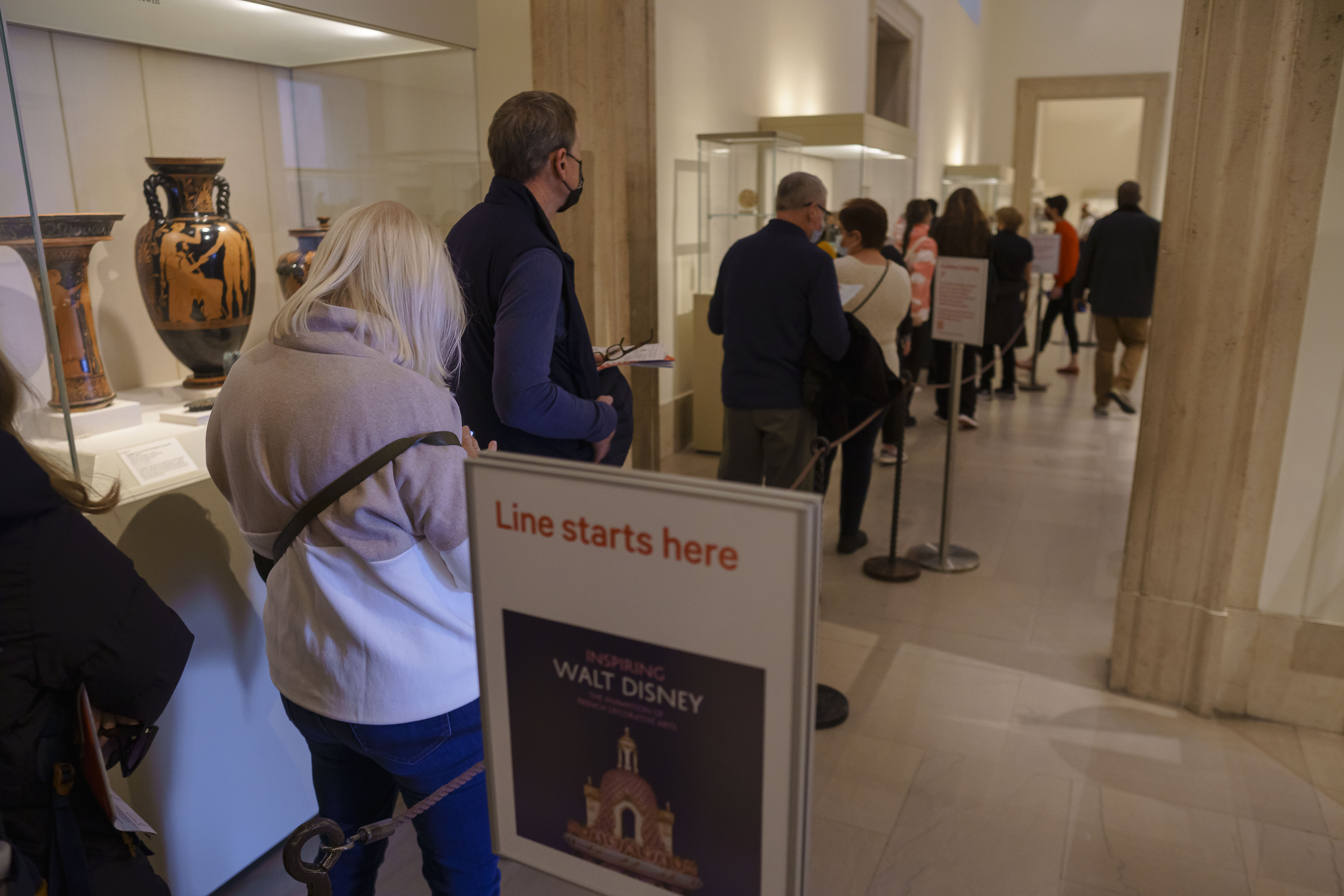 Just a week old, the exhibit has already drawn excited crowds and lines outside of its galleries.