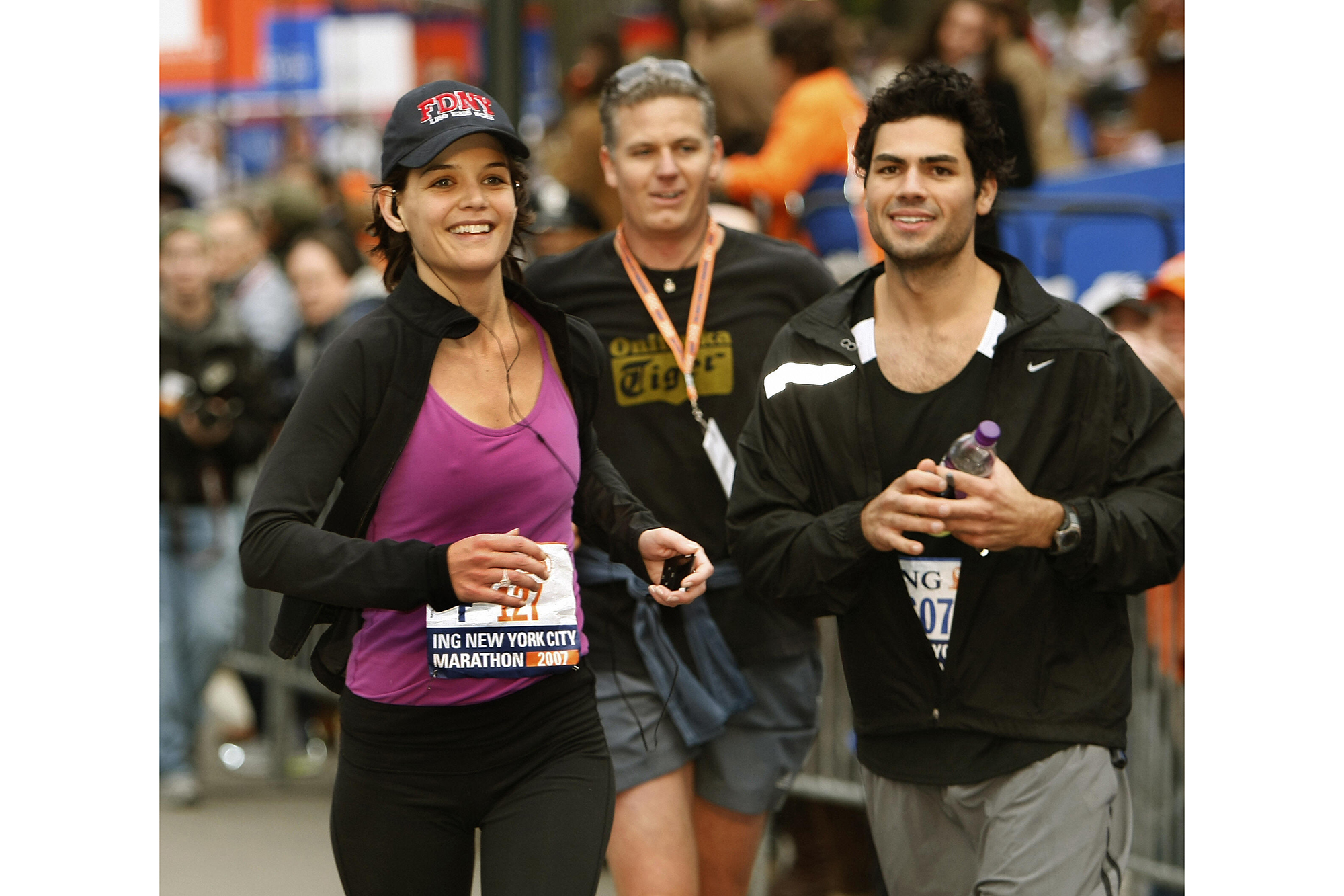 Wes Okerson trained Katie Holmes for the New York City Marathon.
