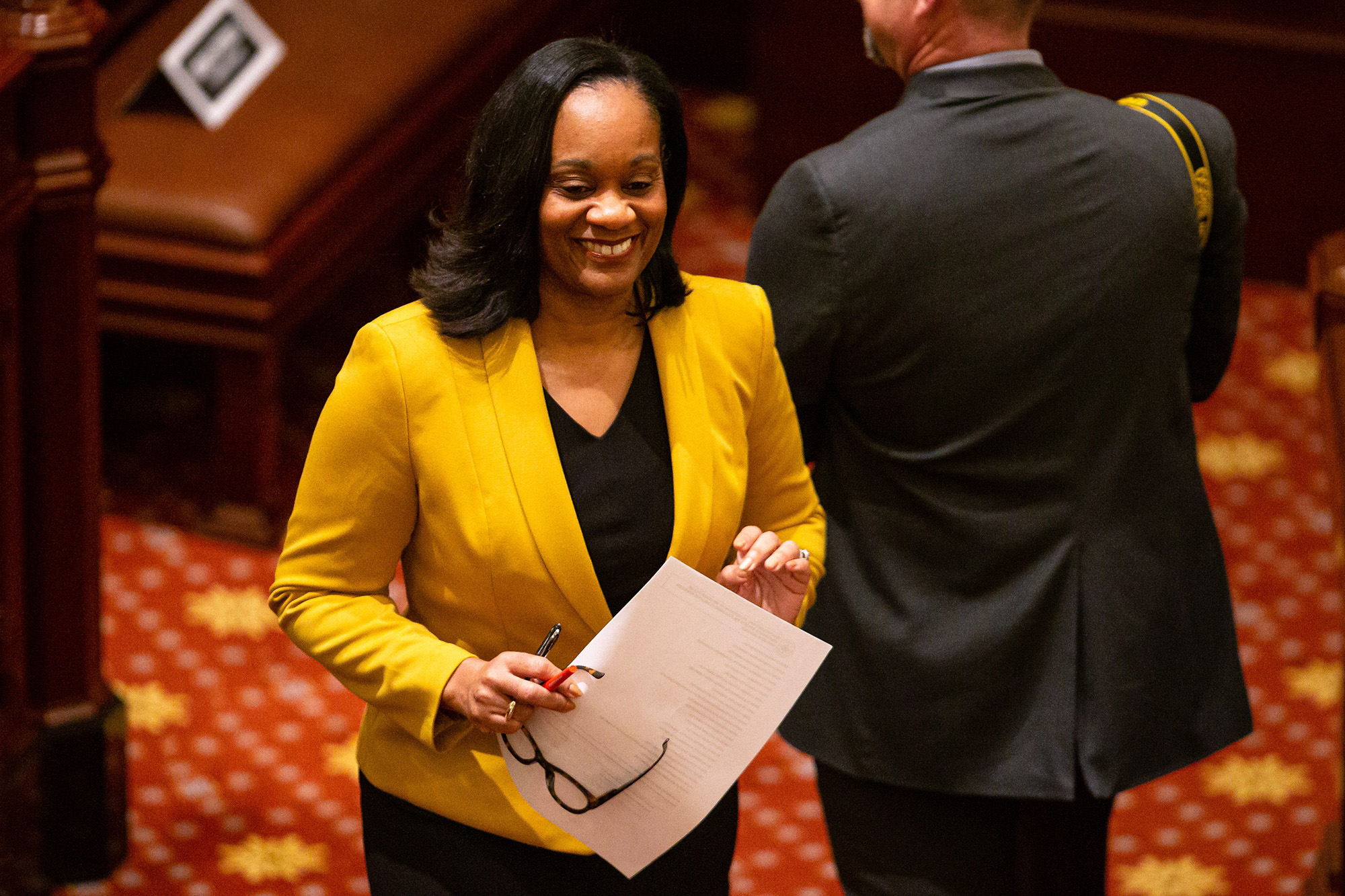 Illinois Senate Majority Leader Kimberly Lightford.