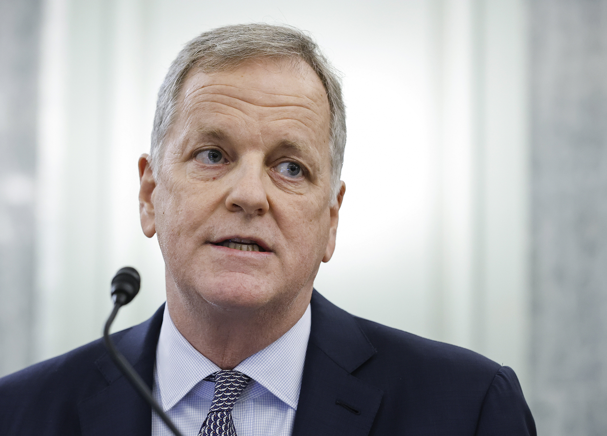 American Airlines CEO Doug Parker testifies before the Senate Commerce, Science, and Transportation in the Russell Senate Office Building on Capitol Hill.