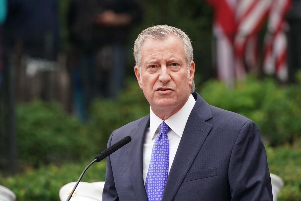 NYC Mayor Bill de Blasio